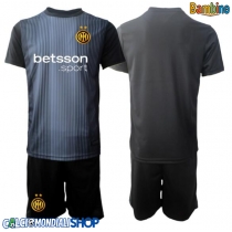 Maglie da calcio Inter Milan Portiere Prima Maglia Bambino 2025-26 Manica Corta + Pantaloni corti)